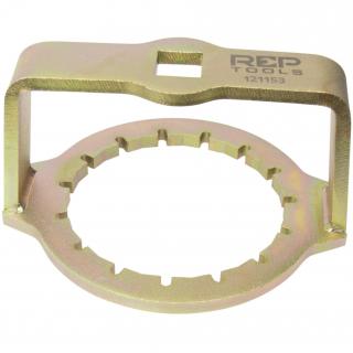 Kľúč na olejové filtre, 15-hran, Ø 74,7 mm, pre Opel 1,5 l diesel, REPTOOLS 121153 (Oil Filter Wrench, 74,7 mm x 15-point, for Opel 1.5 diesel (REPTOOLS 121153))