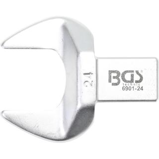 Kľúč nástrčný plochý vidlicový, 24 mm, 4-hran 14 x 18 mm, BGS 6901-24 (Open-End Push Fit Spanner | 24 mm | Square Size 14 x 18 mm (BGS 6901-24))