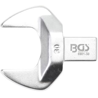 Kľúč nástrčný plochý vidlicový, 30 mm, 4-hran 14 x 18 mm, BGS 6901-30 (Open-End Push Fit Spanner | 30 mm | Square Size 14 x 18 mm (BGS 6901-30))