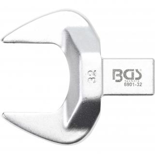 Kľúč nástrčný plochý vidlicový, 32 mm, 4-hran 14 x 18 mm, BGS 6901-32 (Open-End Push Fit Spanner | 32 mm | Square Size 14 x 18 mm (BGS 6901-32))