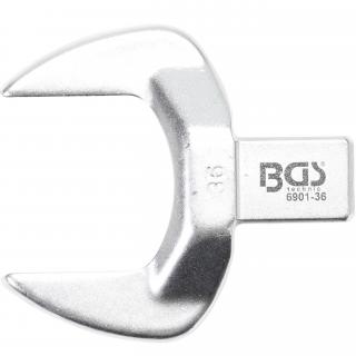 Kľúč nástrčný plochý vidlicový, 36 mm, 4-hran 14 x 18 mm, BGS 6901-36 (Open-End Push Fit Spanner | 36 mm | Square Size 14 x 18 mm (BGS 6901-36))
