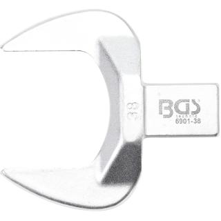 Kľúč nástrčný plochý vidlicový, 38 mm, 4-hran 14 x 18 mm, BGS 6901-38 (Open-End Push Fit Spanner | 38 mm | Square Size 14 x 18 mm (BGS 6901-38))