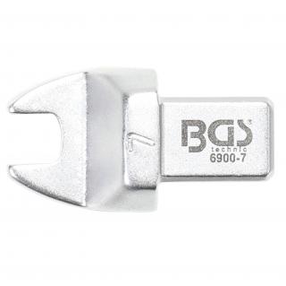 Kľúč nástrčný plochý vidlicový, 7 mm, 4-hran 9 x 12 mm, BGS 6900-7 (Open-End Push Fit Spanner | 7 mm | Square Size 9 x 12 mm (BGS 6900-7))