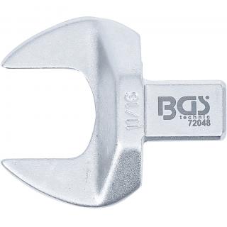 Kľúč nástrčný plochý vidlicový, palcový 11/16 , 4-hran 9 x 12 mm, BGS 72048 (Open-End Push Fit Spanner | 11/16  | Square Size 9 x 12 mm (BGS 72048))