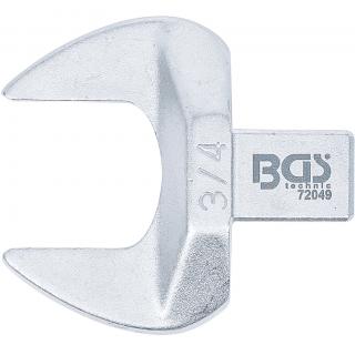 Kľúč nástrčný plochý vidlicový, palcový 3/4 , 4-hran 9 x 12 mm, BGS 72049 (Open-End Push Fit Spanner | 3/4  | Square Size 9 x 12 mm (BGS 72049))