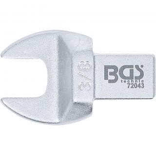 Kľúč nástrčný plochý vidlicový, palcový 3/8 , 4-hran 9 x 12 mm, BGS 72043 (Open-End Push Fit Spanner | 3/8  | Square Size 9 x 12 mm (BGS 72043))