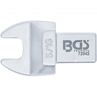 Kľúč nástrčný plochý vidlicový, palcový 5/16 , 4-hran 9 x 12 mm, BGS 72042 (Open-End Push Fit Spanner | 5/16  | Square Size 9 x 12 mm (BGS 72042))