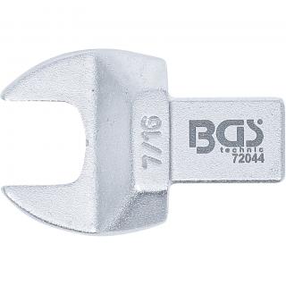 Kľúč nástrčný plochý vidlicový, palcový 7/16 , 4-hran 9 x 12 mm, BGS 72044 (Open-End Push Fit Spanner | 7/16  | Square Size 9 x 12 mm (BGS 72044))