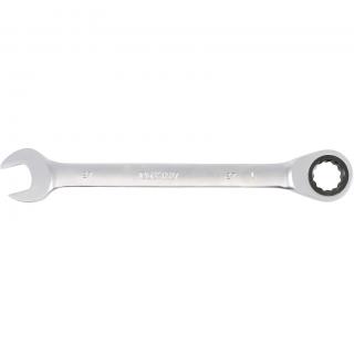 Kľúč očkoplochý račňový, 27 mm, BGS 6527 (Ratchet Combination Wrench | 27 mm (BGS 6527))