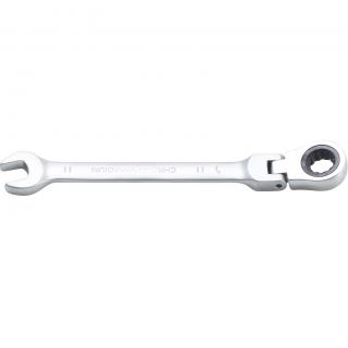 Kľúč očkoplochý račňový, kĺbový, 11 mm, BGS 6711 (Ratchet Combination Wrench | adjustable | 11 mm (BGS 6711))