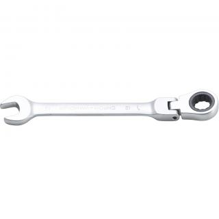 Kľúč očkoplochý račňový, kĺbový, 13 mm, BGS 6713 (Ratchet Combination Wrench | adjustable | 13 mm (BGS 6713))