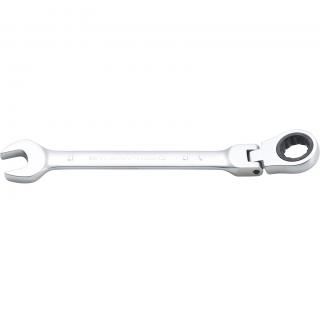 Kľúč očkoplochý račňový, kĺbový, 17 mm, BGS 6717 (Ratchet Combination Wrench | adjustable | 17 mm (BGS 6717))