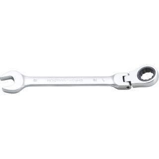 Kľúč očkoplochý račňový, kĺbový, 19 mm, BGS 6719 (Ratchet Combination Wrench | adjustable | 19 mm (BGS 6719))