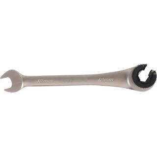 Kľúč očkoplochý račňový, otvorený, 12 mm, BGS 30842 (Ratchet Wrench | open | 12 mm (BGS 30842))