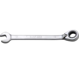 Kľúč očkoplochý račňový, prepínateľný, 12 mm, BGS 6612 (Ratchet Combination Wrench | reversible | 12 mm (BGS 6612))