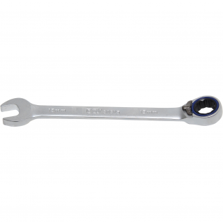 Kľúč očkoplochý račňový, prepínateľný, 15 mm, 72 zubov, BGS 30915 (Ratchet Combination Wrench | reversible | 15 mm (BGS 30915))