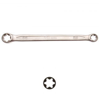 Kľúč očkový obojstranný, E-profil E10 x E12, BGS 2261 (Double Ring Spanner with E-Type Ring Heads | E10 x E12 (BGS 2261))
