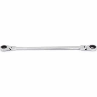 Kľúč očkový obojstranný, račňový, kĺbový, extra dlhý, 21 x 23 mm, Welzh 817-7-WW (Ratchet Spanner; Aviation Type, Flexi-Head 21x23 mm (Welzh 817-7-WW))