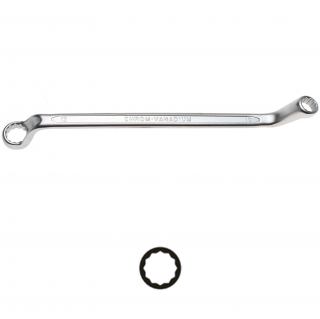 Kľúč očkový obojstranný, vyhnutý, 10 x 13 mm, BGS 30211 (Double Ring Spanner, offset | 10 x 13 mm (BGS 30211))