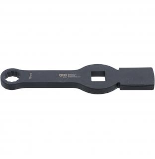 Kľúč očkový úderový, 12-hran, obojstranný, 19 mm, pre kardanový hriadeľ MB (Slogging Ring Spanner | 12-point | with 2 Striking Faces | 19 mm, for  cardan shaft Mercedes-Benz)