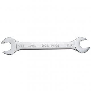 Kľúč plochý vidlicový, obojstranný, 22x24 mm, za studena kované, BGS 30622 (Double Open End Spanner | 22x24 mm, cold forged (BGS 30622))