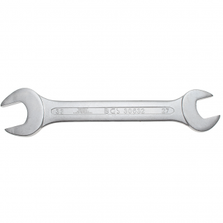 Kľúč plochý vidlicový, obojstranný, 27x32 mm, za studena kované, BGS 30632 (Double Open End Spanner | 27x32 mm, cold forged (BGS 30632))