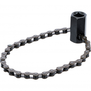 Kľúč reťazový na olejové filtre, univerzálny, 1/2 , Ø 100 mm, BGS 1020 (Universal Oil Filter Chain Wrench | 12.5 mm (1/2 ) Drive | Ø 100 mm (BGS 1020))