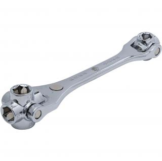Kľúč špeciálny, 8 v 1, 6-hran 12 - 19 mm, BGS 7075 (Special Wrench | 8-in-1 | hexagon 12 - 19 mm (BGS 7075))