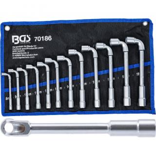 Kľúče fajfkové, 8 - 19 mm, 12 dielov, BGS 70186 (Deep Hole Pipe Spanner Set | 8 - 19 mm | 12 pcs. (BGS 70186))