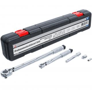 Kľúče momentové 1/4 , 1/2 , s adaptérmi a predĺžením, BGS 70190 (Torque Wrench Set (BGS 70190))