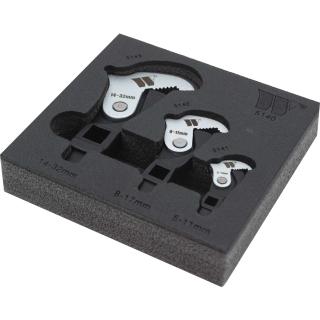 Kľúče nastaviteľné rýchloupínacie, 5 - 32 mm, 3 diely, Welzh 5140-WW (3-Piece Quick-Grip Adjustable Wrench Head Set; (Welzh 5140-WW))