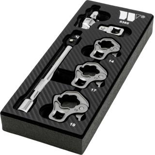 Kľúče otváracie na snímače a vedenia, 6 dielov, Welzh 5385-WW (6-Piece Sensor &amp; Line Wrench Set (Welzh 5385-WW))