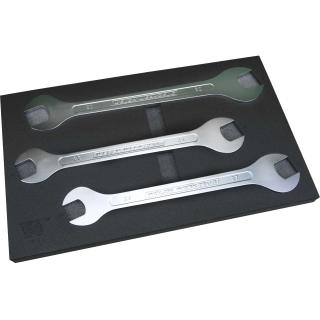 Kľúče ploché vidlicové, ultra tenké, 24 - 32 mm, 3 diely, Welzh 2572-WW (3-Piece Spanner Set; Ultra Thin 24-32mm (Welzh 2572-WW))