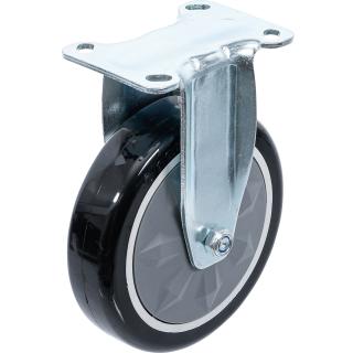 Koliesko pevné, s montážnou doskou, pre vozík BGS 104235, 106070, BGS 4235-3 (Fixed Castor | with Assembly Plate | for BGS 4235, 6070 (BGS 4235-3))