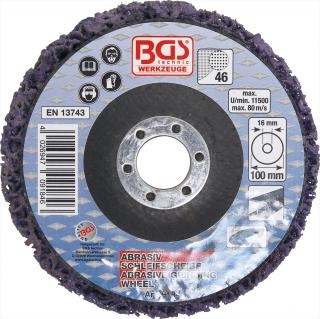 Kotúč brúsny, čierny, Ø 100 mm, úpínací otvor 16 mm, BGS 9184 (Abrasive Grinding Wheel | black | Ø 100 mm | 16 mm mounting hole (BGS 9184))