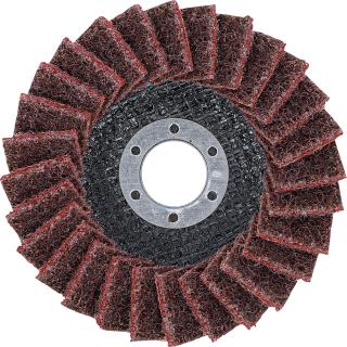 Kotúč brúsny lamelový, netkaný, Ø 115 mm, zrnitosť 120, BGS 74473 (Flap Disc | Non-Woven | Ø 115 mm | Grain Size 120 (BGS 74473))
