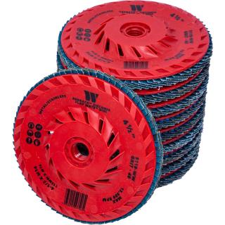 Kotúč brúsny lamelový Redback™ Zirconia Flap Mate™, zrnitosť 40, 10 dielov, Welzh 5119-WW (Redback™ Zirconia Flap Mate™ Disc; 40-Grit (10-Pieces) (Welzh 5119-WW))