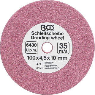 Kotúč brúsny, pre BGS 103180, Ø 100 x 4,5 x 10 mm, BGS 3178 (Grinding Disc | for BGS 3180 | Ø 100 x 4.5 x 10 mm (BGS 3178))