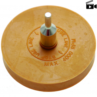 Kotúč na odstránenie zvyškov lepidla, Ø 90 mm, plochý, BGS 3999 (Foil Eraser | Ø 90 mm, flat (BGS 3999))