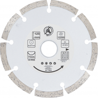 Kotúč rezný segmentový, Ø 125 mm, BGS 3932 (Segment Cutting Disc | Ø 125 mm (BGS 3932))