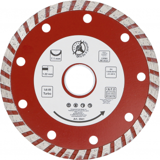 Kotúč rezný turbo, Ø 115  mm, BGS 3941 (Turbo Cutting Disc | Ø 115 mm (BGS 3941))