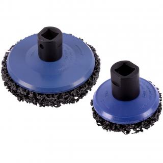 Kotúče na náboje kolies, Ø 65 + 105 mm, pre čistenie a odstraňovanie hrdze, STAHLMAXX 115417 (Wheel Hub Grinder Set, Ø 65 + 105 mm, for Cleaning and Removing Rust (STAHLMAXX 115417))