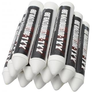 Kriedy na pneumatiky, biele, 17,5 mm, 12 dielov, STAHLMAXX 117790 (Tire Chalk Grease Marking, White, 17.5mm (STAHLMAXX 117790))