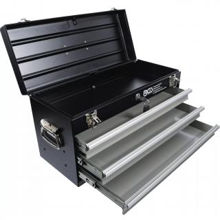 Kufor kovový na náradie, 3 zásuvky, BGS 3312 (Metal Tool Case, empty | 3 Drawers (BGS 3312))