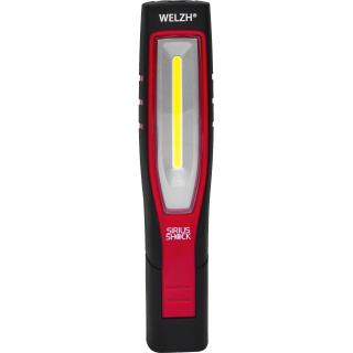 Lampa COB inšpekčná, nabíjateľná, Sirius rada, červená, Welzh 5092-WW (Rechargeable Inspection Cob Lamp; Sirius Range (Red) (Welzh 5092-WW))