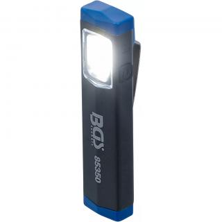 Lampa COB LED hliníková, mini, ručná, BGS 85350 (COB-LED Aluminum Mini Handheld Lamp (BGS 85350))