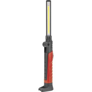 Lampa inšpekčná pracovná, úzka verzia, nabíjateľná, viacnásobne nastaviteľňá, červená, Welzh 5773-WW (Slim Line Multi-Adjustable Rechargeable Inspection Work Light (RED) (Welzh 5773-WW))