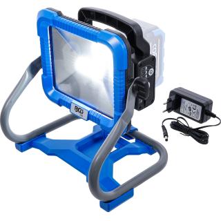 Lampa LED pracovná bezdrôtová, sklopná, 18 V, bez nabíjateľnej batérie, BGS 7375 (Cordless LED Work Lamp | foldable | 18 V | without rechargeable Battery (BGS 7375))