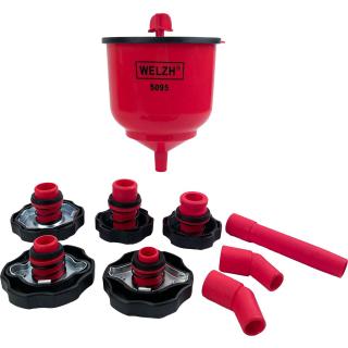 Lievik na chladiacu kvapalinu, so zabezpečením proti rozliatiu, Welzh 5095-WW (Anti Spill Coolant Funnel Set (Welzh 5095-WW))