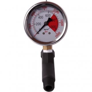 Manometer, 0 - 1000 bar, pre hydraulickú pumpu STAHLMAXX 106831, STAHLMAXX 115251 (Pressure Gauge, 0–1000 bar, for Hydraulic Pump STAHLMAXX 106831 (STAHLMAXX 115251))